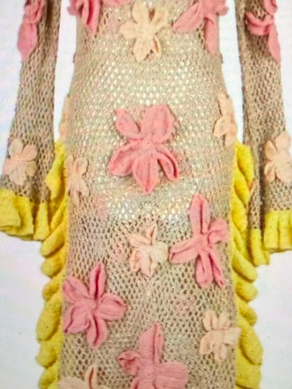CeliaB Guadalupe Fabulous Crochet Dress - Picture 4 of 11